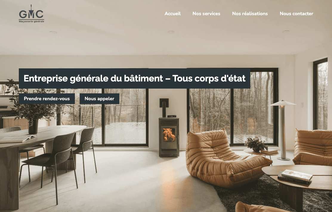 Conception de A à Z - Site vitrine